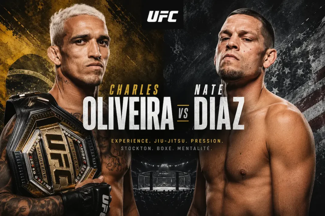 Charles Oliveira répond à Nate Diaz et fixe ses conditions pour redevenir champion des poids légers