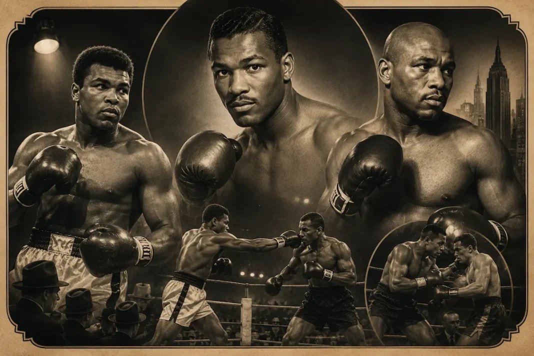 Légendes et champions : l’histoire de chaque boxeur connu