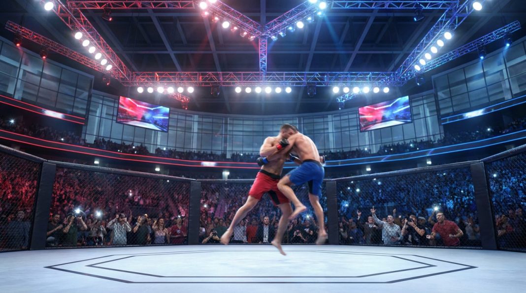 Boxe et MMA au palais Robert Oubron : l’arène du 94