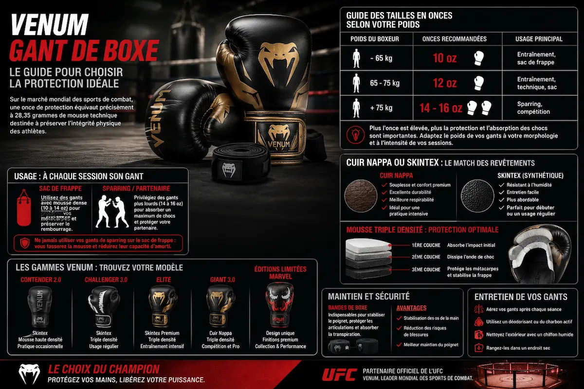 Comment choisir vos gants de boxe Venum pour performer