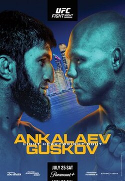 Pronostic UFC 25 juillet : duel Magomed Ankalaev vs Guskov